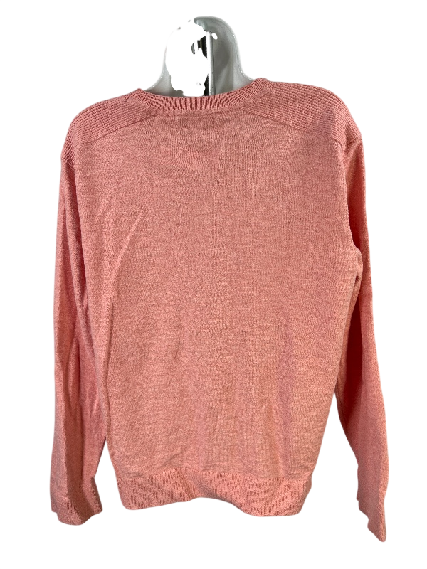 Banana Republic Women's Pink Long Sleeve Cotton Sweater Shirt - L image 2