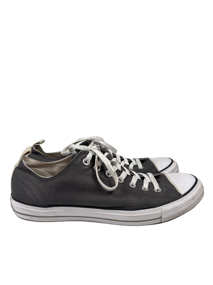 Converse Men's Gray Chuck Taylor All Star OX Low Top Lace Up Sneakers - 12