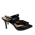 White House Black Market Women's Black Lisa Pointed Toe Mule Heels - 7.5
