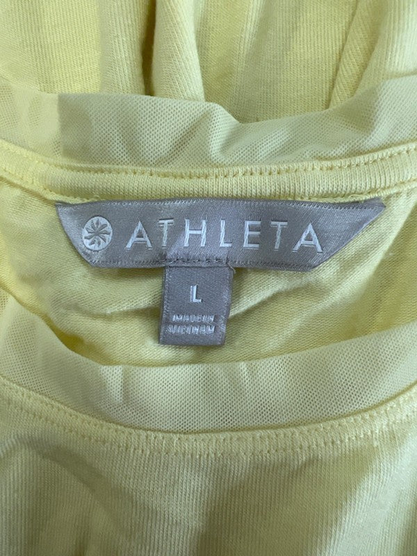 Athleta Women's Yellow Cloudlight Hybrid Tank Top - L image 3