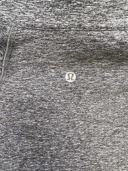 Lululemon Men's Gray Heathered Surge Warm 1/2 Zip Athletic Pullover Shirt - S image 3