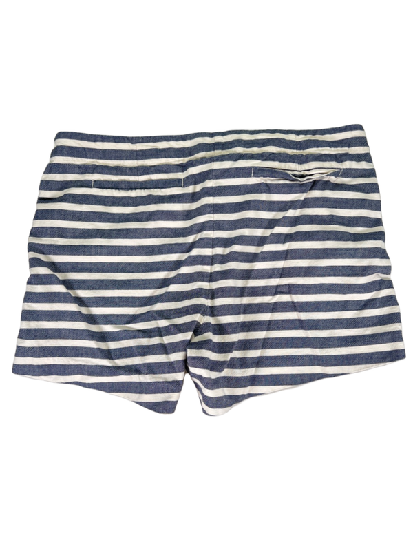 J.Crew Women's Blue/White Striped Cotton Casual Shorts - 12 image 2