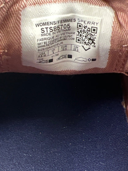Sperry Women's Pink Metallic Canvas Crest Vibe Sneakers  - 8.5W image 7