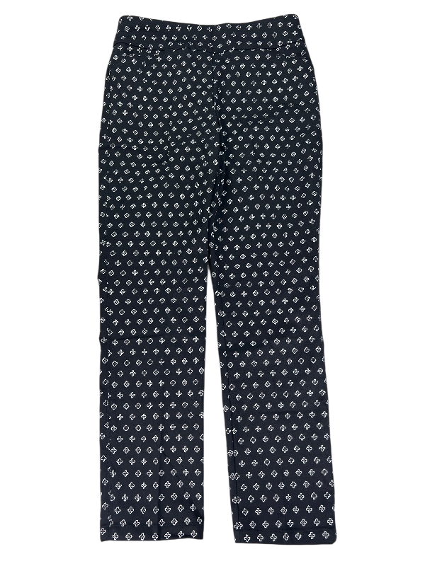 Croft and Barrow Women's Black Effortless Stretch Ankle Pants - 10