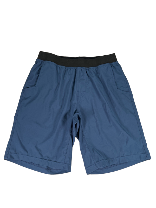 PrAna Men's Blue Breathe Super Mojo Yoga Pull On Athletic Shorts - M