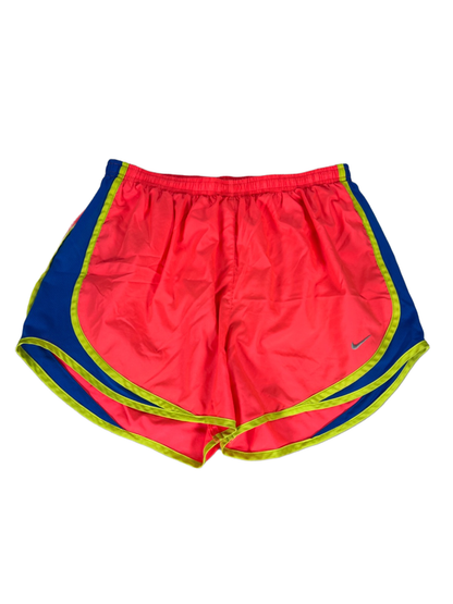Nike Women's Bright Multicolor Dri-Fit Vented Lined Pull On Athletic Shorts - M