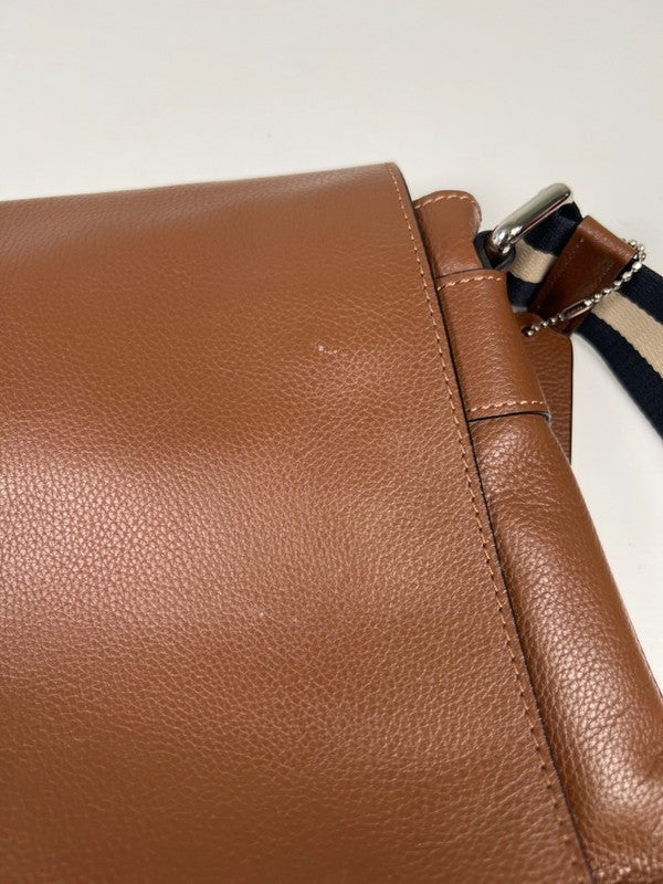 Coach Men's Brown Charles Leather Shoulder Strap Messenger Bag image 9