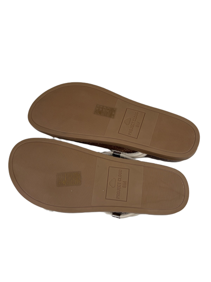 Project Cloud Women's Beige/Ivory Float Strappy Slide On Sandals - 8 image 8