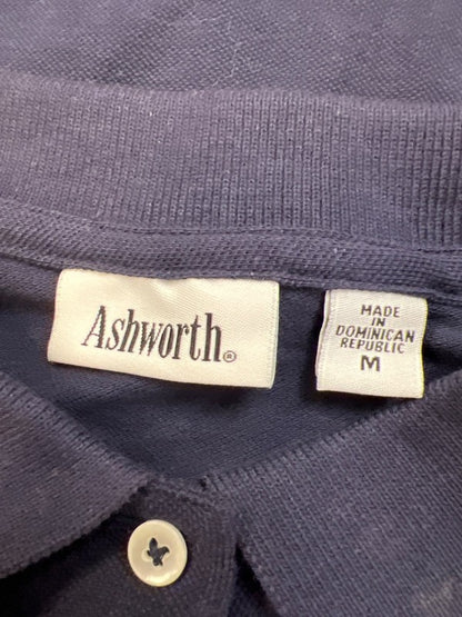 Ashworth Women's Blue Cotton Sleeveless Polo Shirt - M image 3