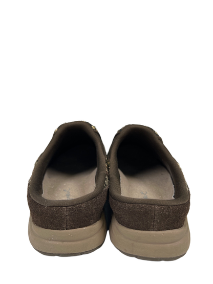 Easy Spirit Women's Green Textured Travel Time Slip On Clogs - 7 Wide image 4