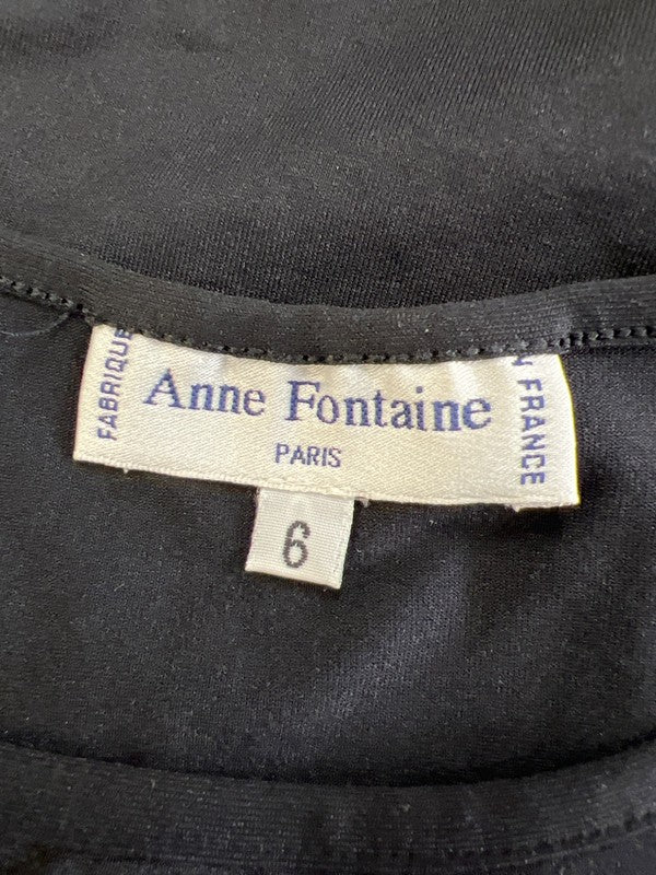 Anne Fontaine Women's Black Basic Stretch Tank Top - 6 image 3