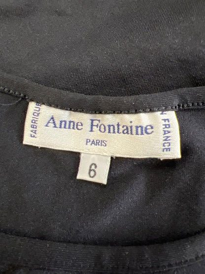 Anne Fontaine Women's Black Basic Stretch Tank Top - 6 image 3