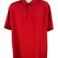 Callaway Men's Red Striped Opti-Dri Short Sleeve Golf Polo - XL