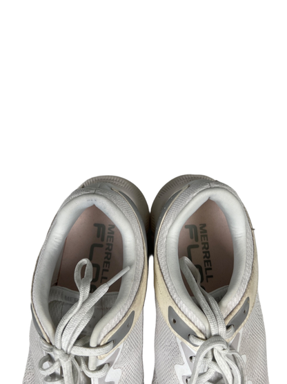 Merrell Women's White Antora 4 Lace Up Trail Hiking Sneakers - 8 Wide image 3