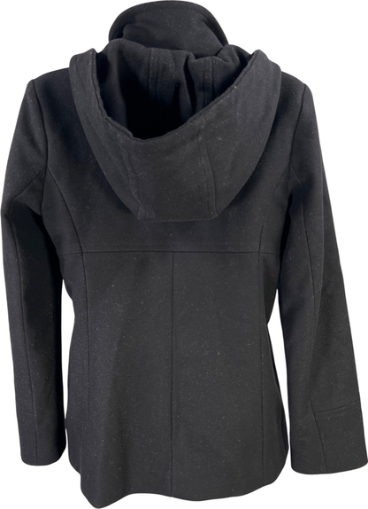 Michael Kors Women’s Black Wool Blend Full Zip Duffle Coat - 2 image 2