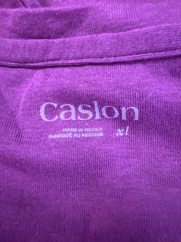 Caslon Women's Dark Purple Cotton Long Sleeve Shirt - XL image 3