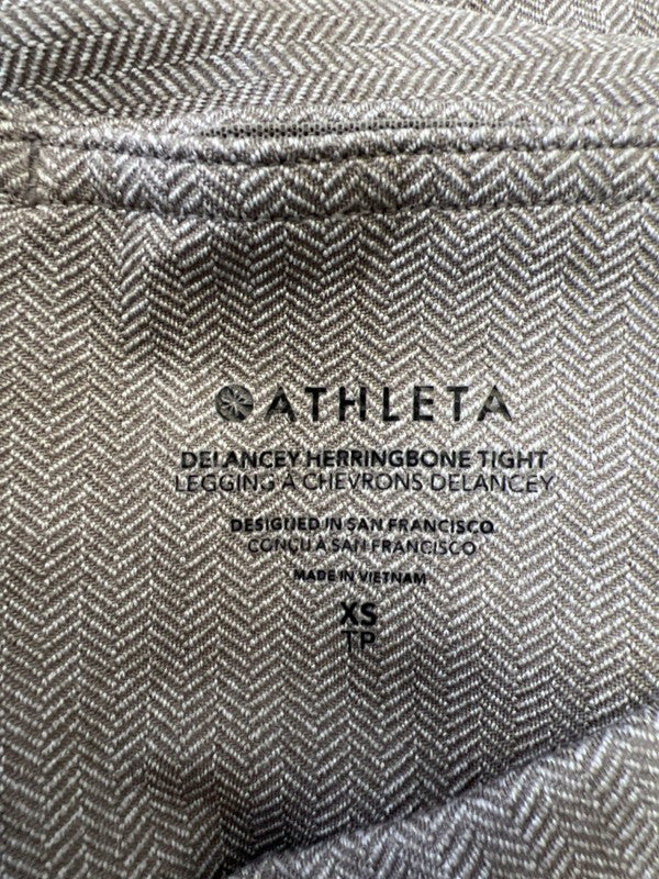 Athleta Women's Brown Delancey Herringbone Tight Leggings - XS image 3
