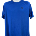 Under Armour Men's Blue Loose Fit Short Sleeve Athletic Shirt - XL