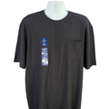 Izod Saltwater Men's Gray Relaxed Short Sleeve Pocket Front T-Shirt - XXL