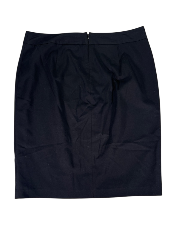Liz Claiborne Women's Black Wrap Front Straight Skirt - 12 image 2