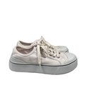 Marc Fisher LTD Women's White Rammy Casual Lace Up Sneakers - 6
