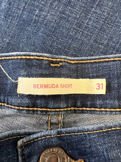 Levi's Women's Medium Wash Bermuda Denim Shorts - 31 image 3
