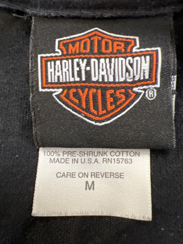 Harley Davidson Men's Black Dudley Perkins Graphic Short Sleeve T-Shirt - M image 3