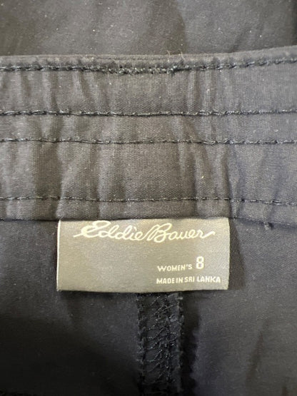 Eddie Bauer Women's Black Lightweight Bermuda Hiking Shorts - 8 image 3
