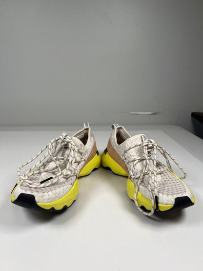 Sorel Women's Ivory/Yellow Kinetic Impact Lace Up Active Sneakers - 6 image 6