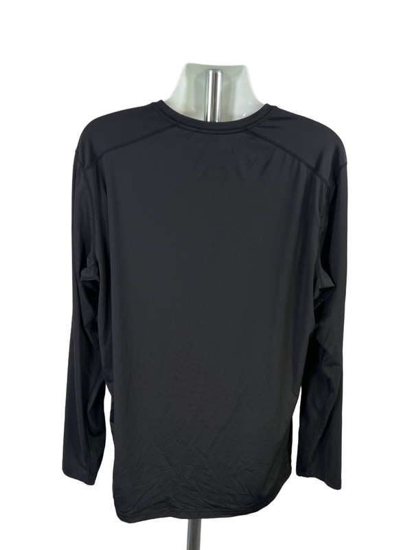 Nike Men's Black Dri-Fit Fitted Long Sleeve Athletic Shirt - XXL image 2