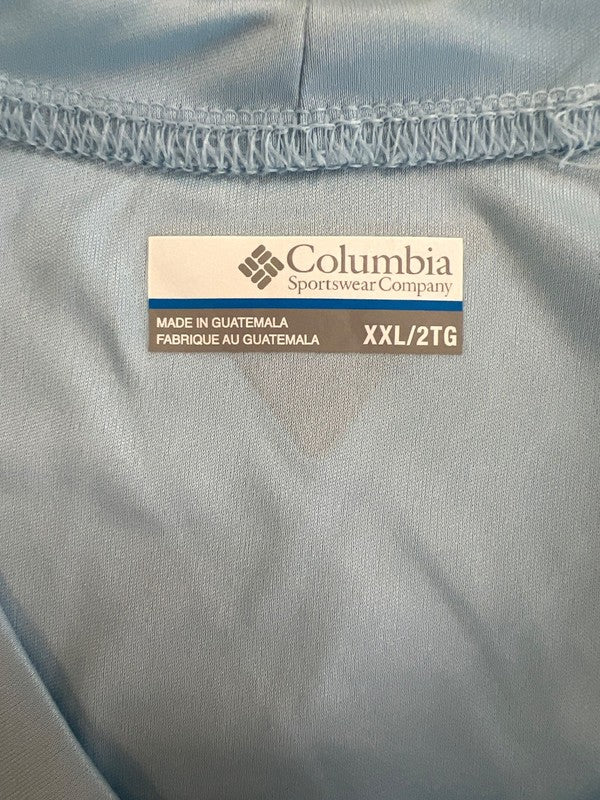 Columbia PFG Men's Blue Omni Shade Sun Protection Long Sleeve Shirt - XXL image 3