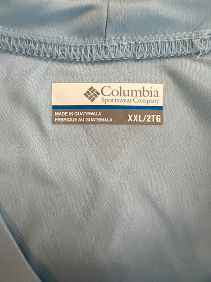 Columbia PFG Men's Blue Omni Shade Sun Protection Long Sleeve Shirt - XXL image 3