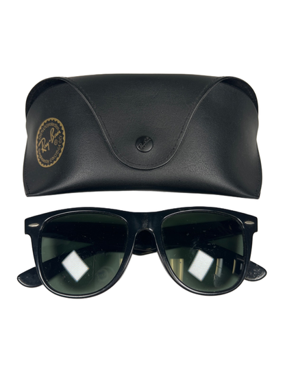 Ray-Ban Unisex Black Vintage B&L Wayfarer II Sunglasses W/ Case
