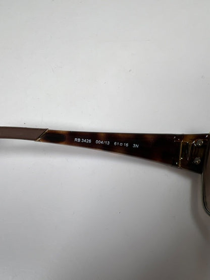 Ray-Ban Arista Gold Tone Large Metal 112/W3 Polarized Aviator Sunglasses W/ Case image 7