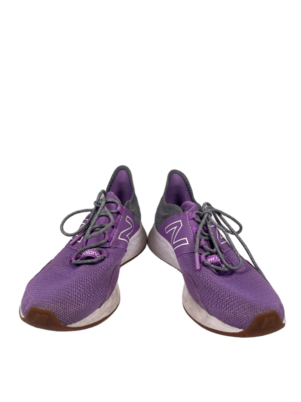 New Balance Women's Purple/Gray Fresh Foam Roav V1 Lace Up Running Sneakers - 10 image 6