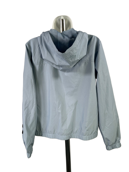 Vans Women's Blue Kastle Checkered Sleeve Windbreaker Jacket - S image 2