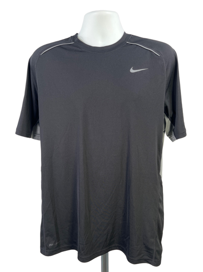 Nike Men's Black Short Sleeve Legacy Athletic T-Shirt - L