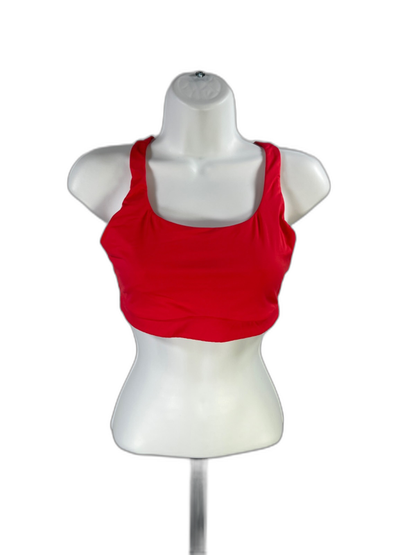 Lululemon Women's Red Glow Strappy Back Evolve Energy Sports Bra - S