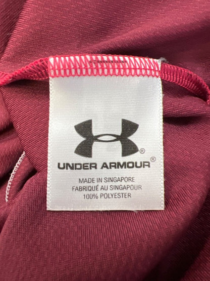 Under Armour Women's Pink Heatgear Quarter Zip Sleeveless Athletic Vest - XL image 4