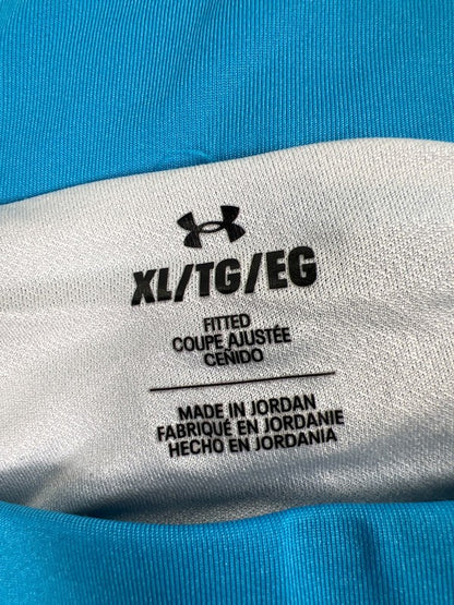Under Armour Men's Blue Speedpocket 7" Lined Fitted Athletic Shorts - XL image 4