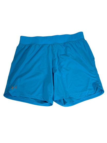 Under Armour Men's Blue Speedpocket 7" Lined Fitted Athletic Shorts - XL