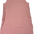 J.Jill Wearever Collection Women’s Pink Ribbed Side Split Tank Top Dress - XS