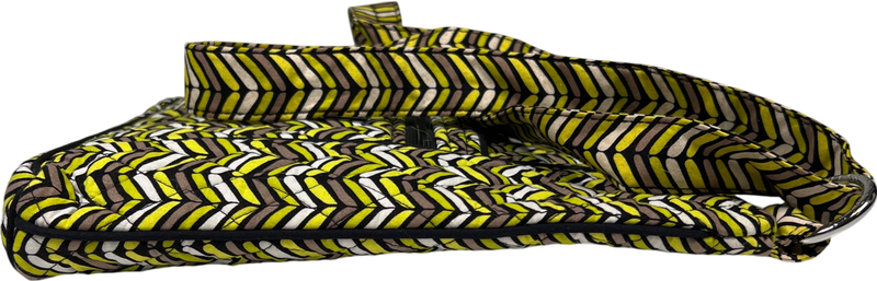 Vera. Bradley Women’s Yellow Citron Chevron Crossbody Hipster Purse image 5