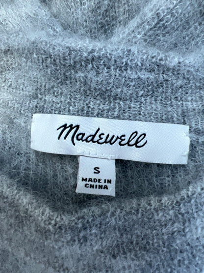 Madewell Women's Gray Elliston Crop Alpaca Long Sleeve Sweater - S image 3