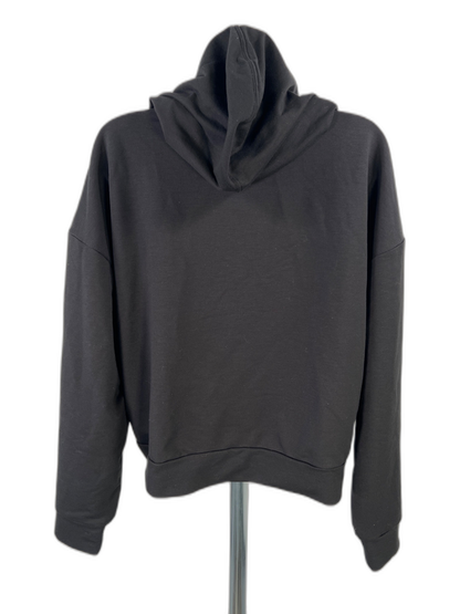 Puma Women's Black Long Sleeve Lightweight Cropped Sweatshirt - L image 2
