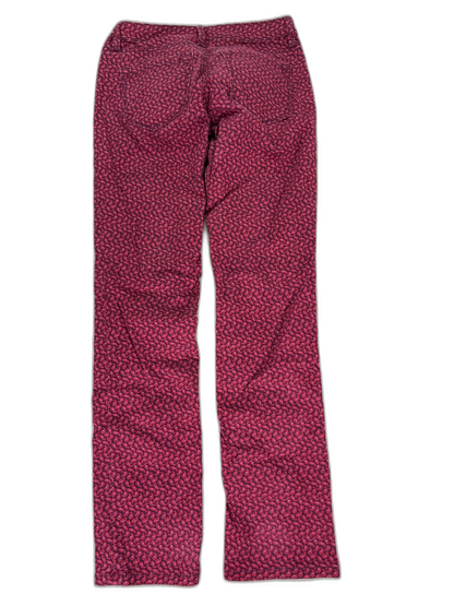 LOFT Women's Red/Purple Modern Straight Denim Jeans - 0/25 image 2