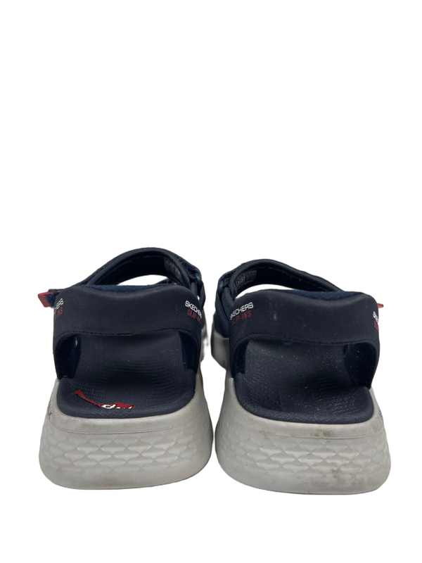 Skechers Men's Navy Blue Slip-In Go Walk Flex Strappy Athletic Sandals - 9 image 4