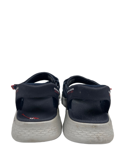 Skechers Men's Navy Blue Slip-In Go Walk Flex Strappy Athletic Sandals - 9 image 4