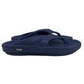 OOFOS Unisex Blue Arch Support Comfort Flip Flops - Men's 13