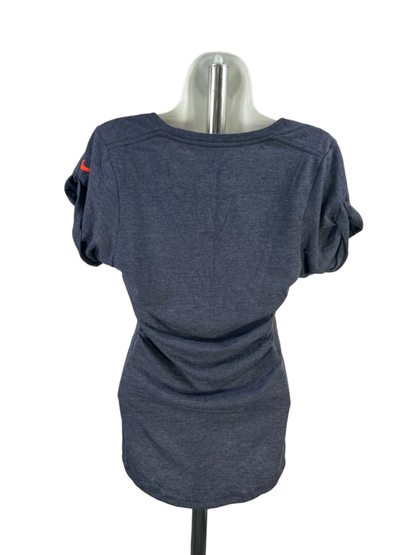 Nike Women's Blue/Orange MLB Detroit Tigers Short Sleeve T-Shirt - XS image 2